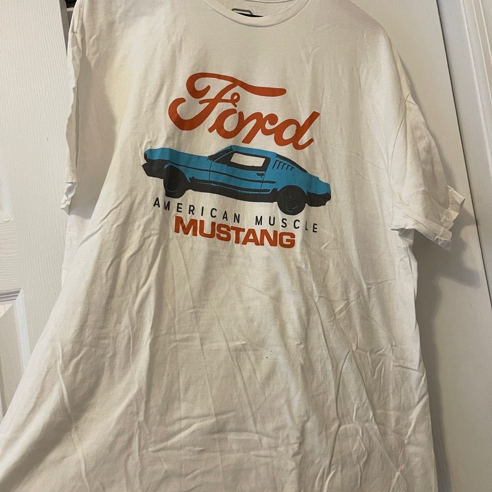 Ford Mustang White T-Shirt